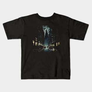 THE DARK CITY Kids T-Shirt